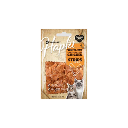 Tiras de pollo para gatos 50 gr