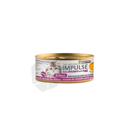 LATA IMPULSE GATOS KITTEN POLLO 85 GR