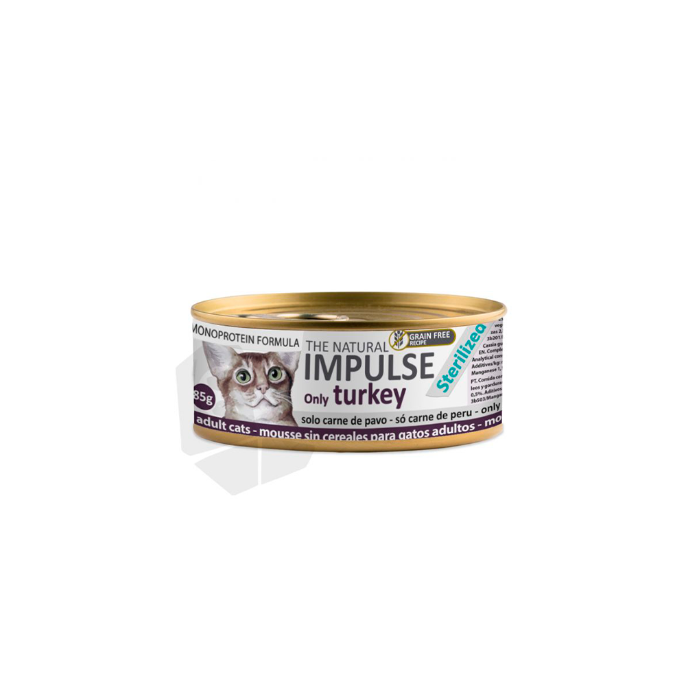 LATA GATO IMPULSE GATOS PAVO 85 GR