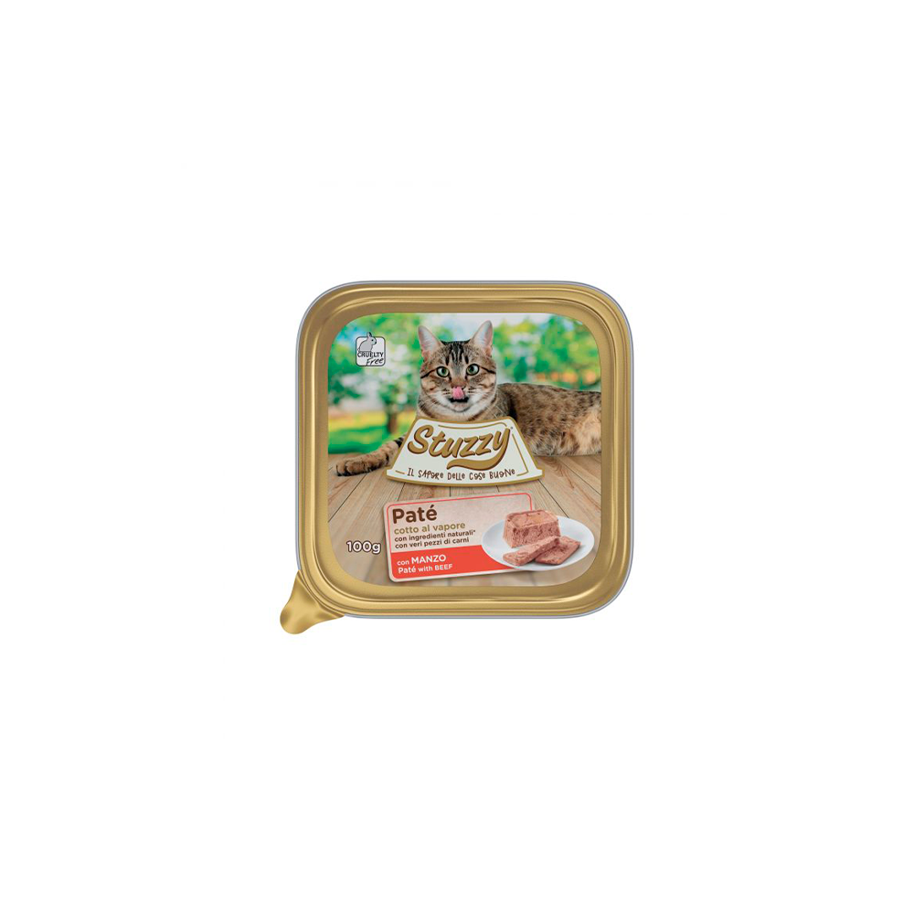 Mister Stuzzy Cat Tarrinas Aluminio Buey 100 gr