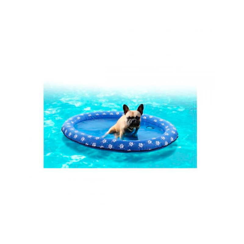 Piscina flotante para perros