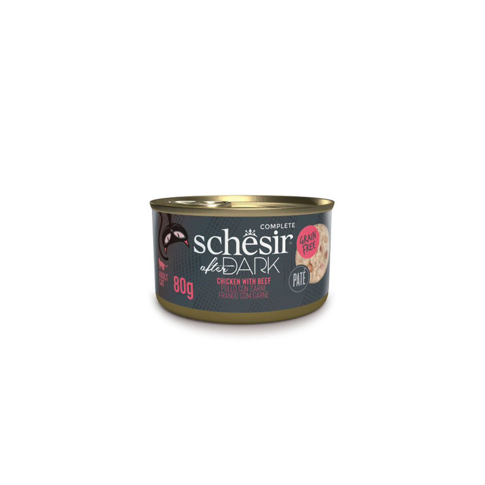 SCHESIR AFTER DARK PATÉ POLLO CON TERNERA 80 GR