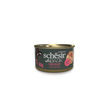 SCHESIR AFTER DARK POLLO CON BUEY 80 GR