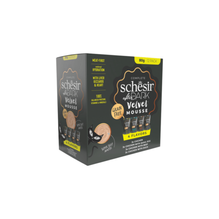 SCHESIR AFTER DARK VARIETY PACK LINEA VELVET MOUSSE 12x80Gr