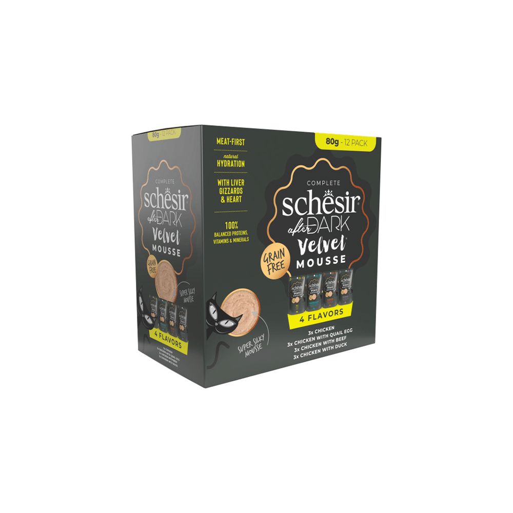 SCHESIR AFTER DARK VARIETY PACK LINEA VELVET MOUSSE 12x80Gr