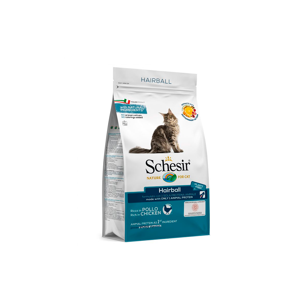 Schesir Hairball con pollo 400gr - 1.5Kg
