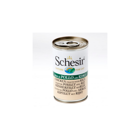 Schesir Lata Filetes de pollo con arroz 140g