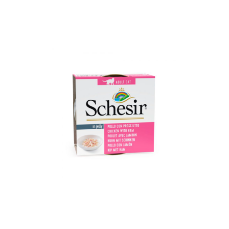 Schesir Lata Filetes de pollo con jamón 85g