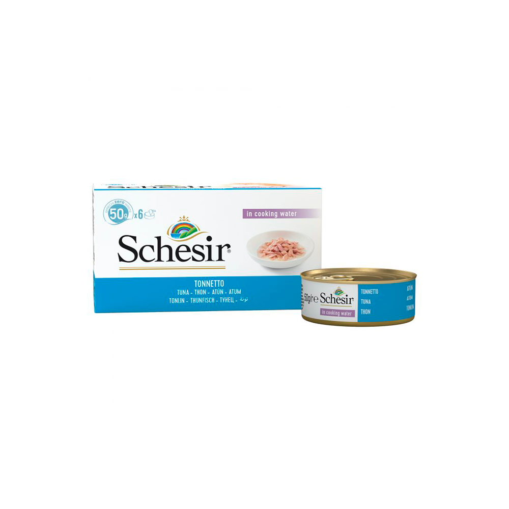 Schesir Latas Multipack Atún al natural 6x50gr