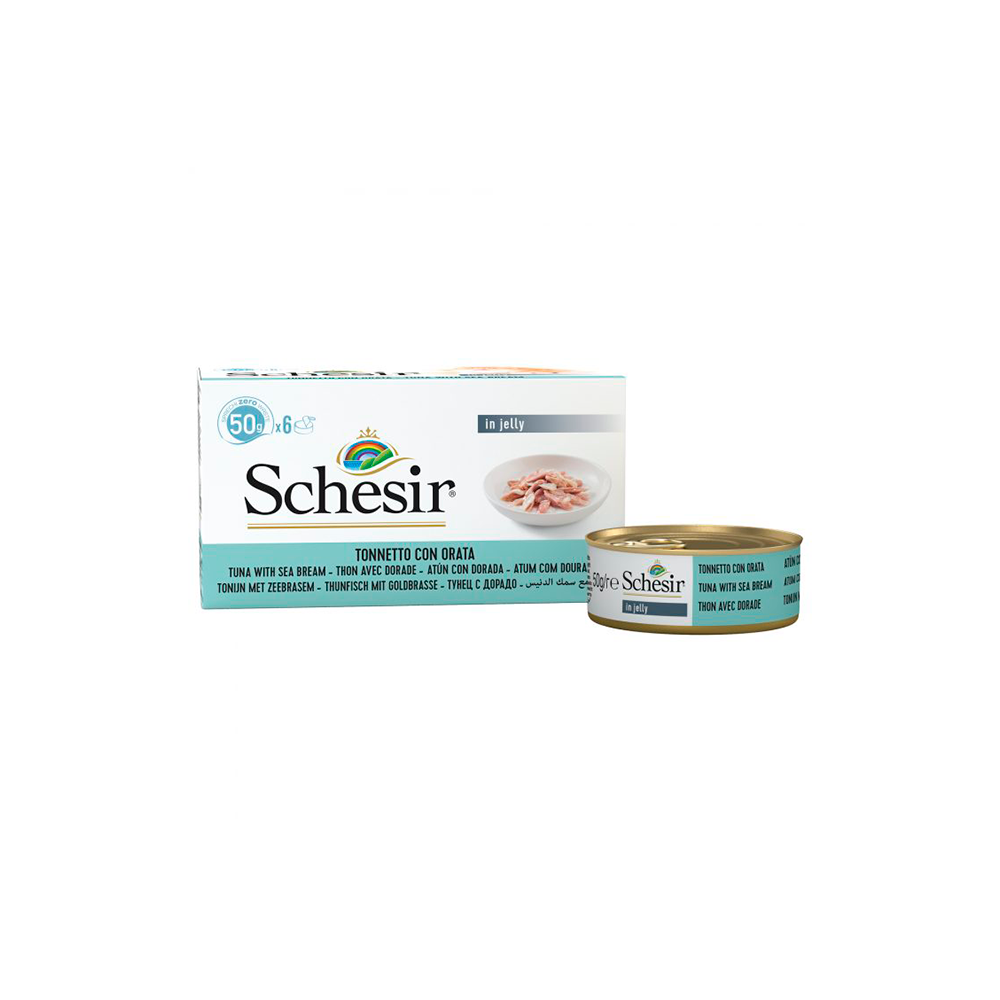 Schesir Latas Multipack Atún con dorada 6x50gr