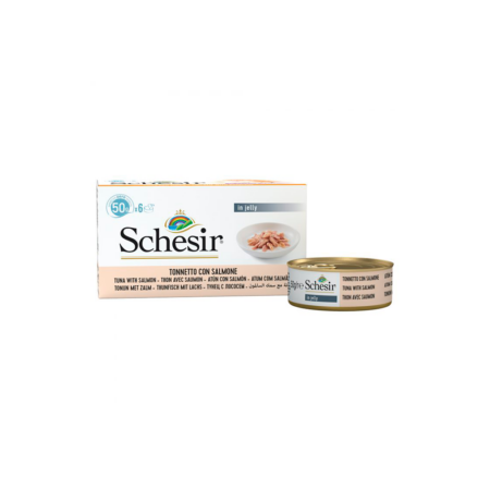 Schesir Latas Multipack Atún con salmón 6x50gr