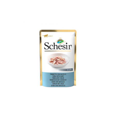 Schesir Sobre Atún con merluza 85g