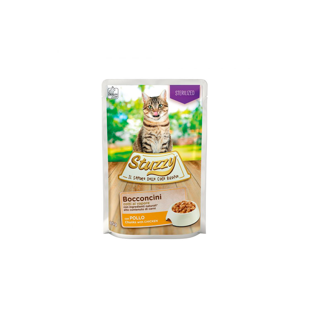 Stuzzy Cat Sobres Pollo para gatos esterilizados 85 gr