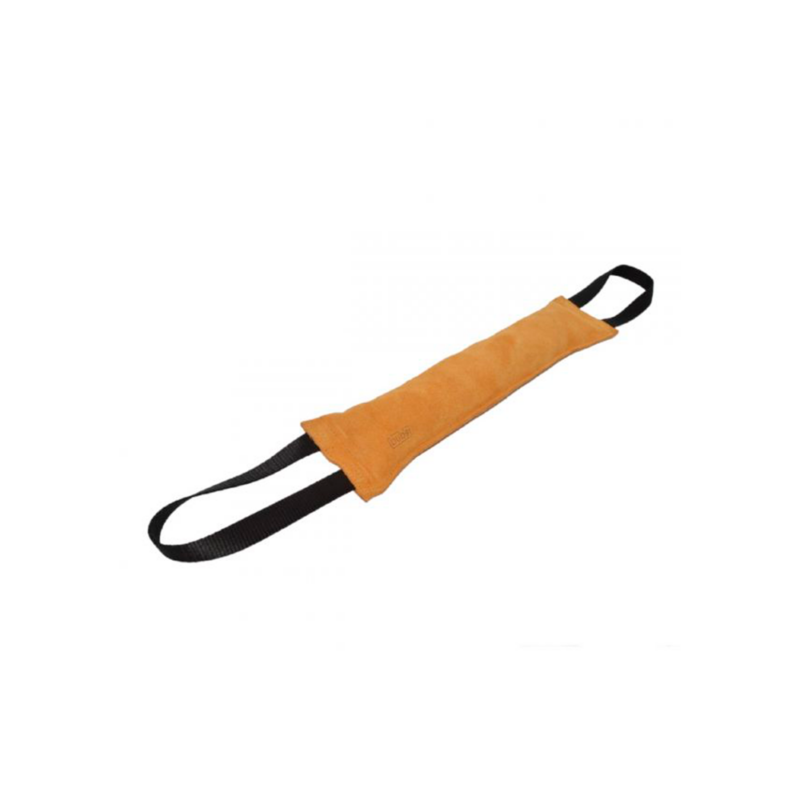 Mordedor cuero natural 40 cm 2 asas