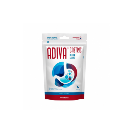 ADIVA GASTRIC MEDIUM & LARGE 30 CHEWS