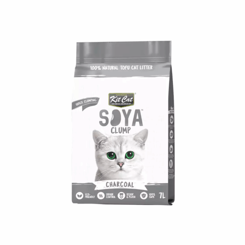 Kit Cat Arena Eco SoyaClump Charcoal 7L