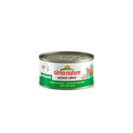 Lata almo nature gato HFC atún con maíz 70G