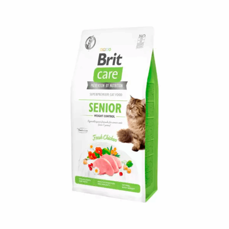 Brit care gato grain free senior weight control 400gr-7Kg