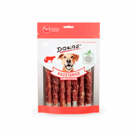 Dokas Rollo de Buey y Pechuga de Pato para Perros 200g