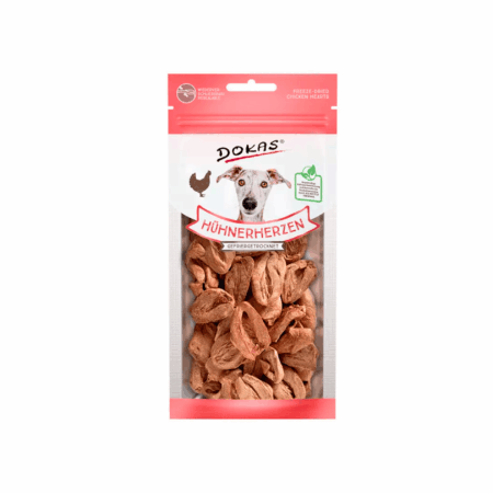 Dokas corazones de pollo liofilizado