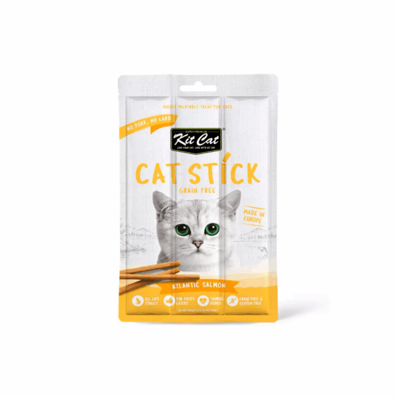 Kit Cat Cat Stick Atlantic Salmón para Gatos