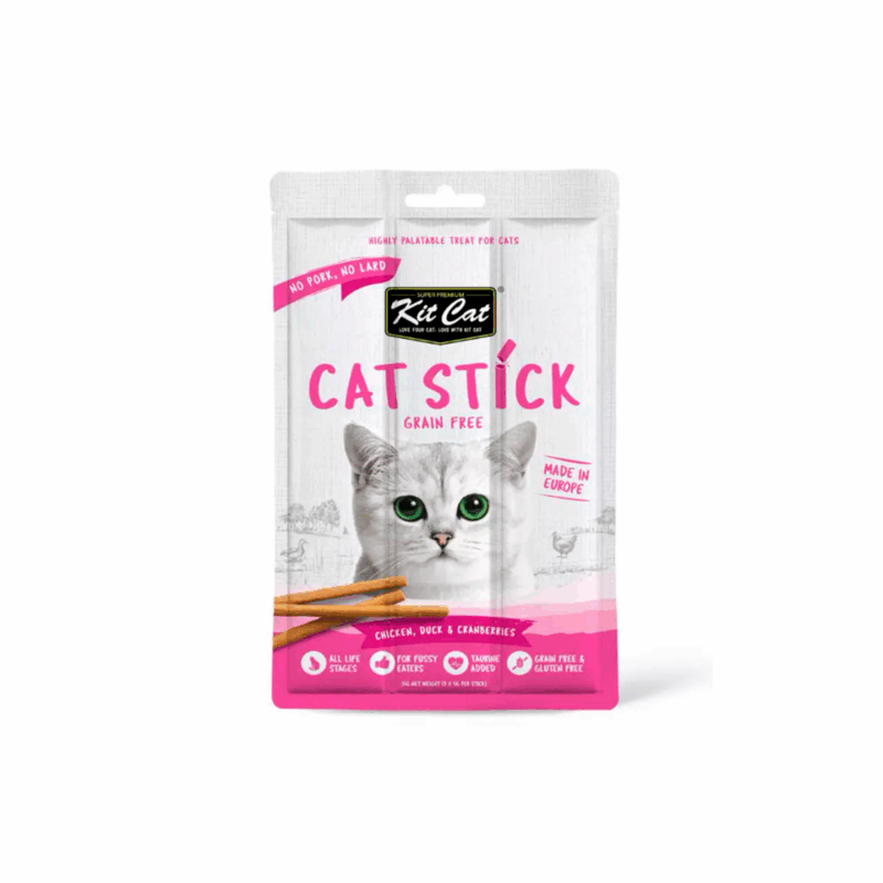 Kit Cat Cat Stick Pollo, Pato & Arandanos