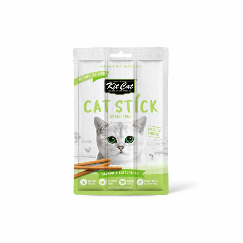 Kit Cat Cat Stick Salmón & Katsuobushi para Gatos