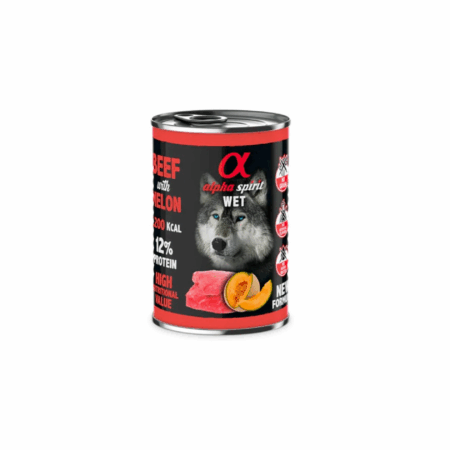Lata Alpha Spirit Grain Free Ternera y Melon 400gr
