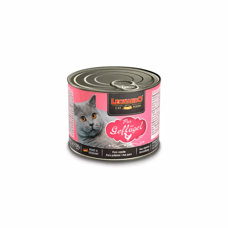 Lata Leonardo Feline Puro en Ave 200g