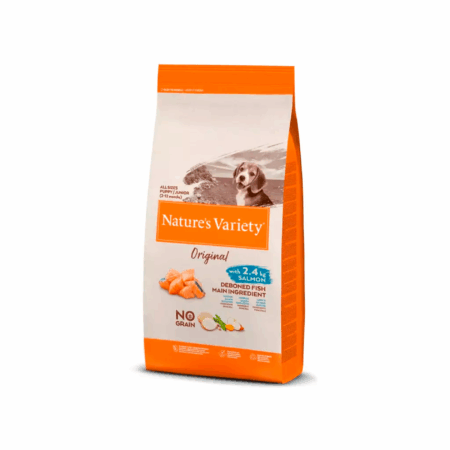 Nature's variety original puppy salmón 2 -12Kg