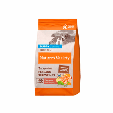 Nature´s variety no grain mini puppy salmón noruego 600gr - 3Kg