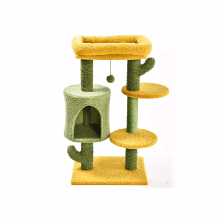 Rascador Premier CAT Cactus con Caseta My Garden para Gatos