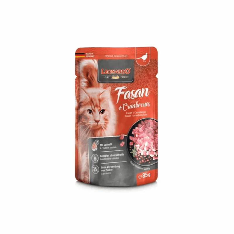 Sobre Leonardo Menu Faisan y Arándano Rojo 85g
