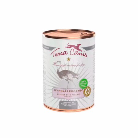 Terra Canis Hypoallergenic Avestruz con Chirivía 400g
