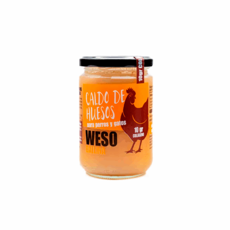 Weso Caldo Huesos de Gallina para Perros y Gatos