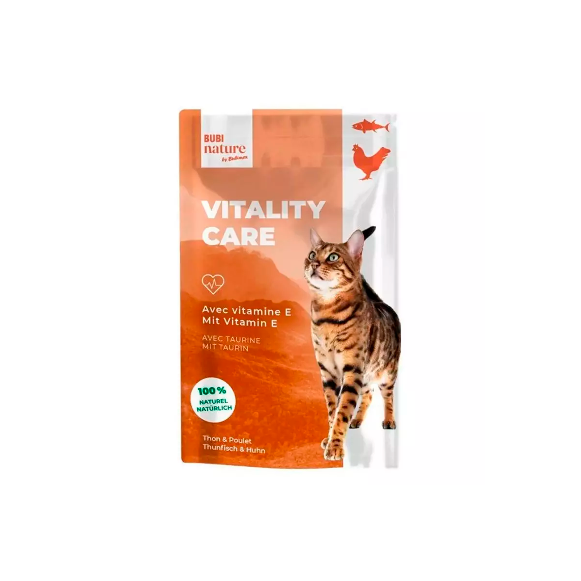 Bubi Nature Atún & Pollo en Sobre 70g para Gatos