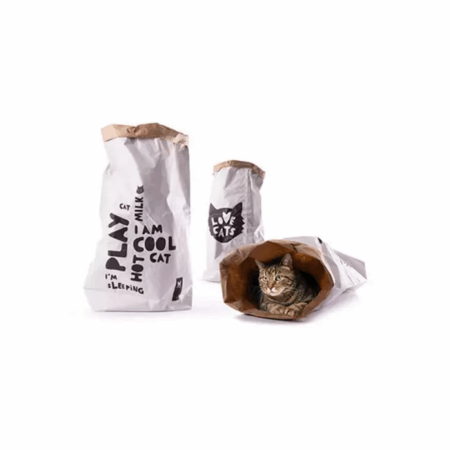 Saco de papel Love Cats' Bag para Gatos