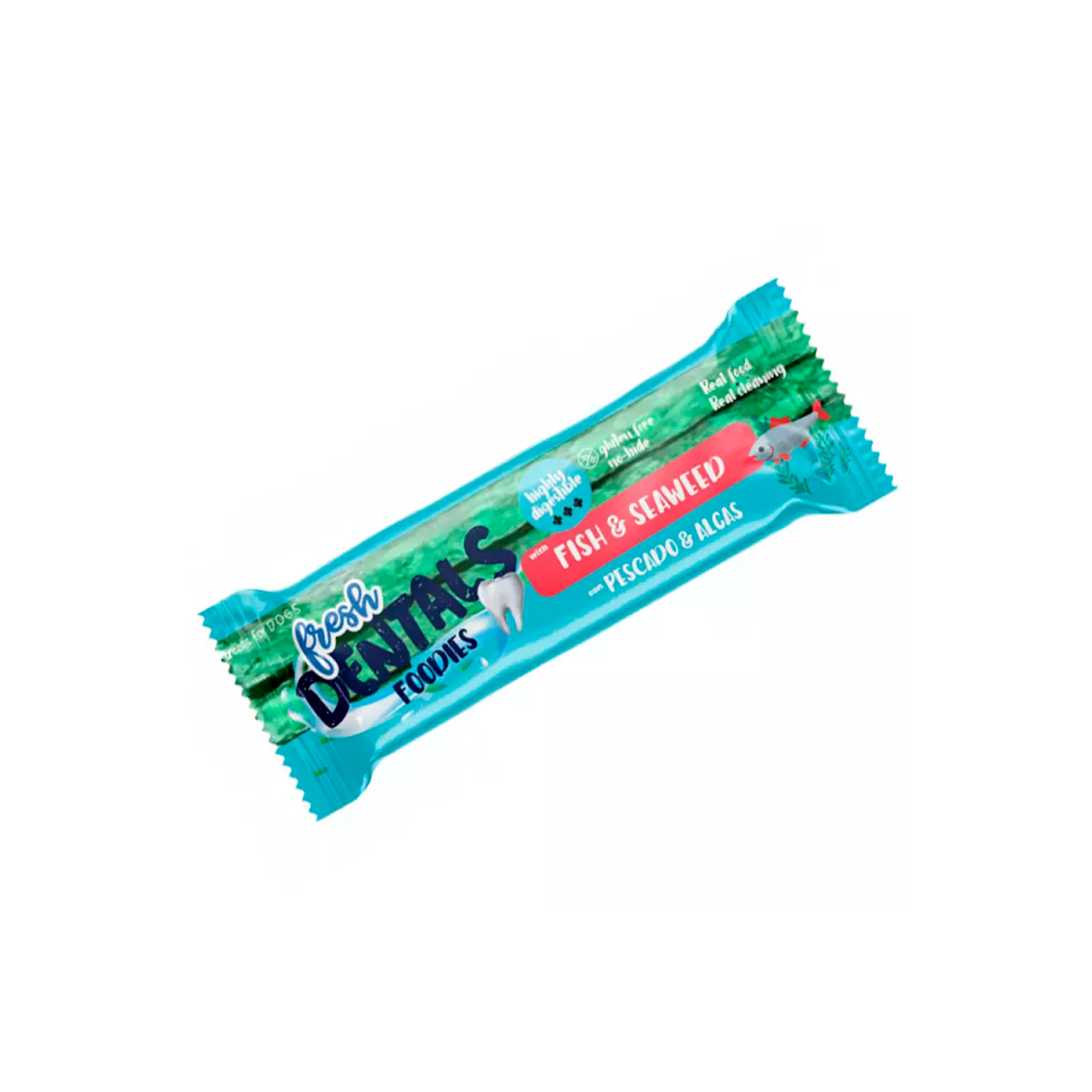 Snack Fresh Dentals Foodies Sticks Mix para Perros pescado y algas