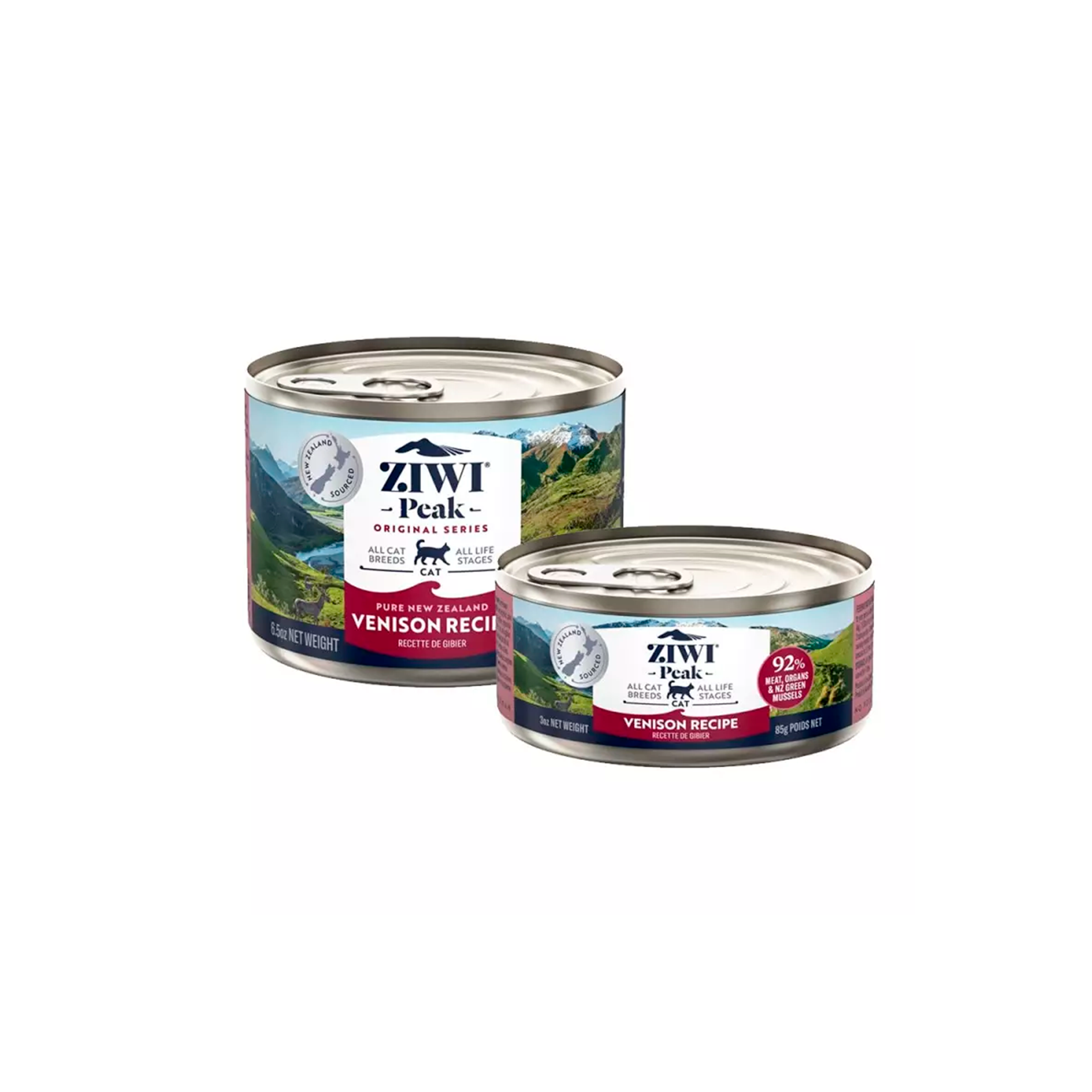 ZiwiPeak Cat Cans Ciervo para Gatos