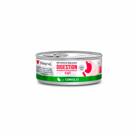 Disugual Digestion Low Fat de Conejo para Gatos 85g