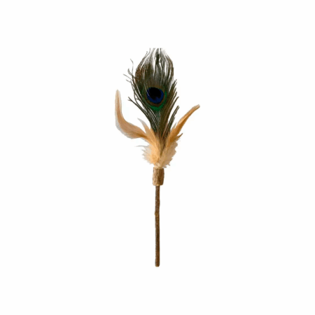 Euphoria Bara con Pluma de Pavo Real y Silvervine para Gatos