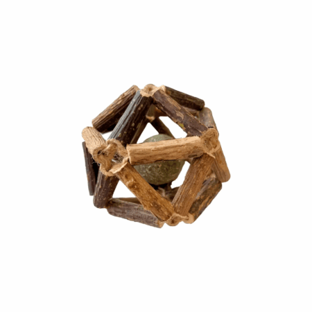 Euphoria Esfera Madera con Hierba Gatera (Catnip)