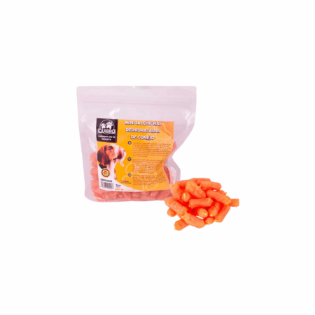 Mini salchichas deshidratadas de conejo 530Gr