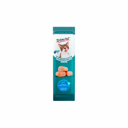 Dokas Mini Rollos de Pollo y Ternera para Perros 10g