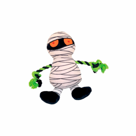 Juguete Perro Fright Momia con Cuerda 26cm