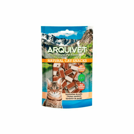 Snack Arquivet Natural Cat Sandwiches de Pollo 50g