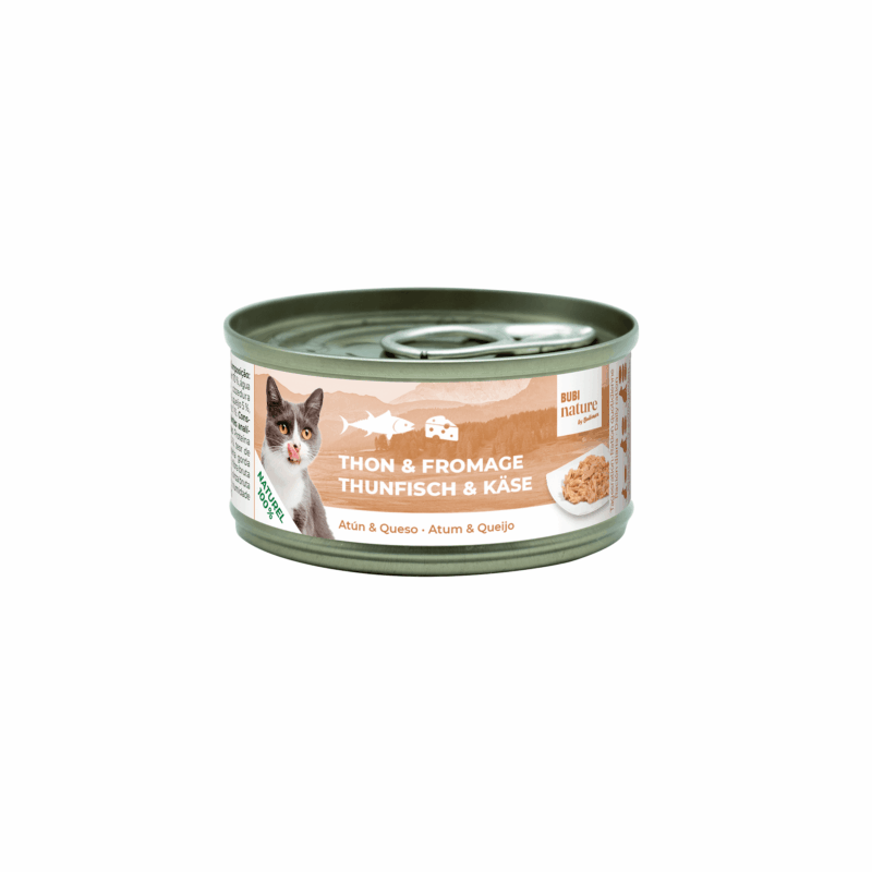 Bubi Nature CAT Atún & Queso 70gr