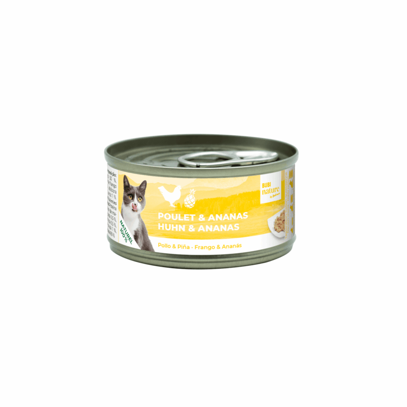 Bubi Nature CAT pollo & piña 70gr