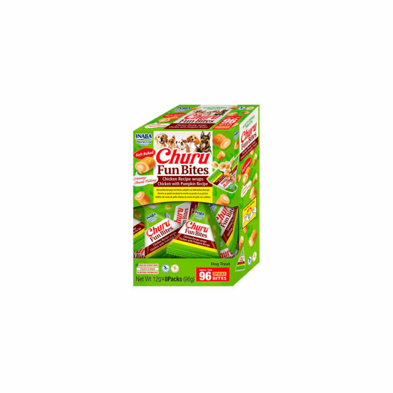 Inaba Churu Fun Bites de Pollo con Calabaza para Perros