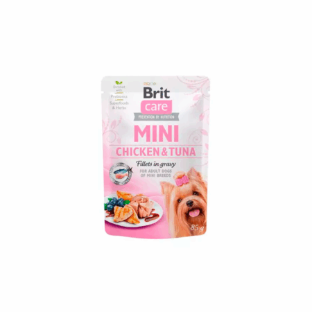 Sobre Brit Care Mini Pollo y Atún para Perro 85g